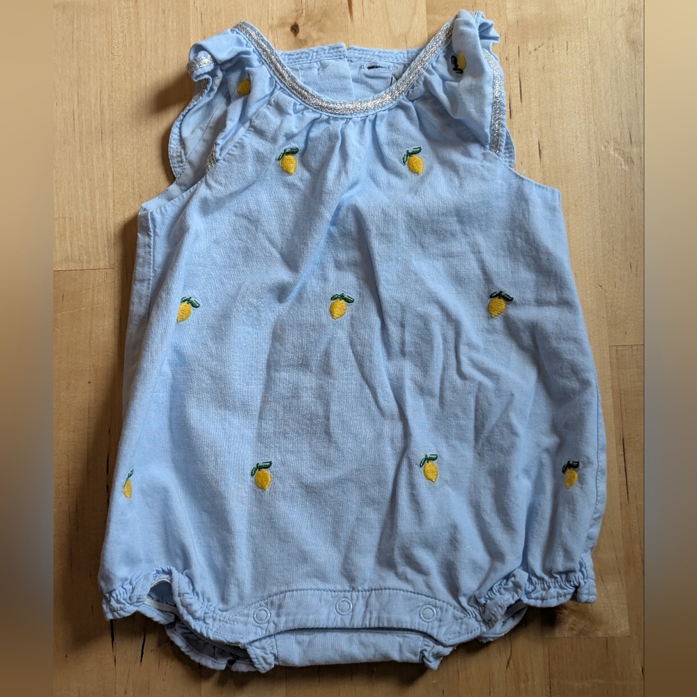 Janie and Jack Light Blue Baby Outfit